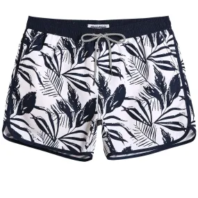 4.5 Inch Inseam Vintage Ink Painting Swim Trunks