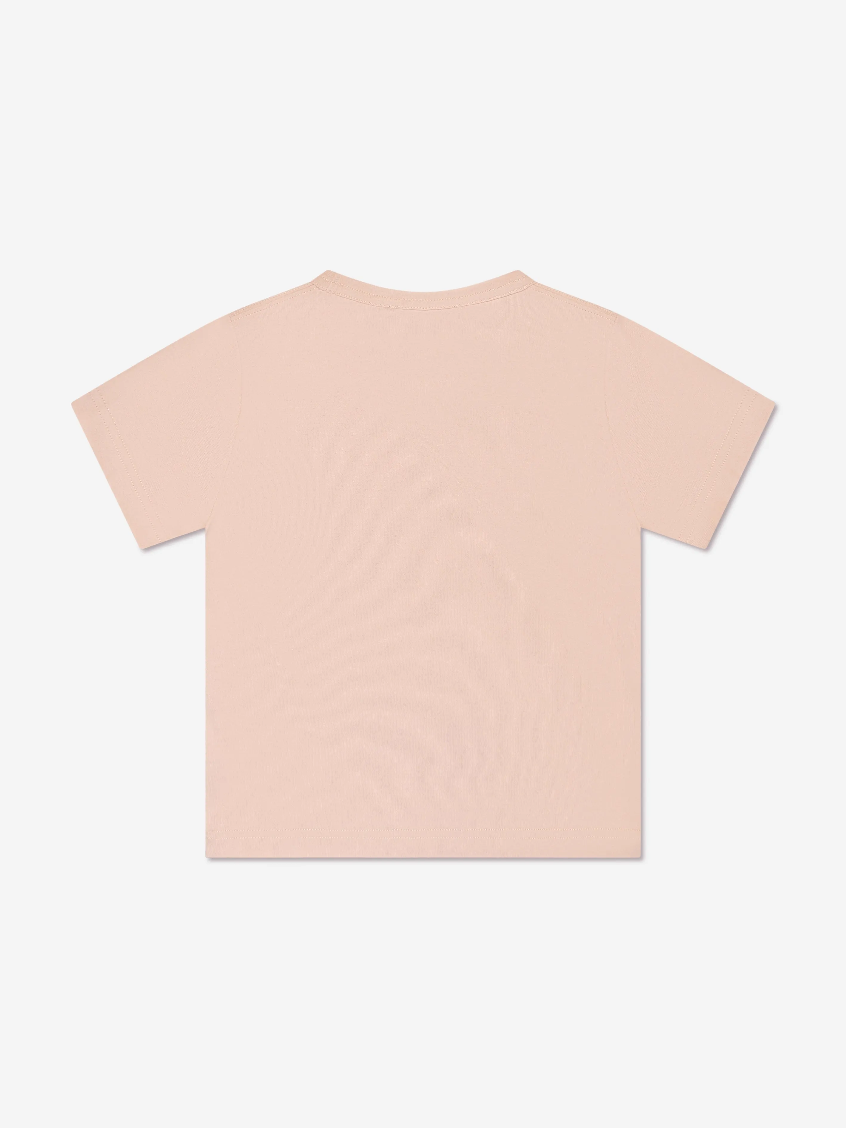 Acne Studios Kids Mini Nash Face Logo Patch T-Shirt in Pink