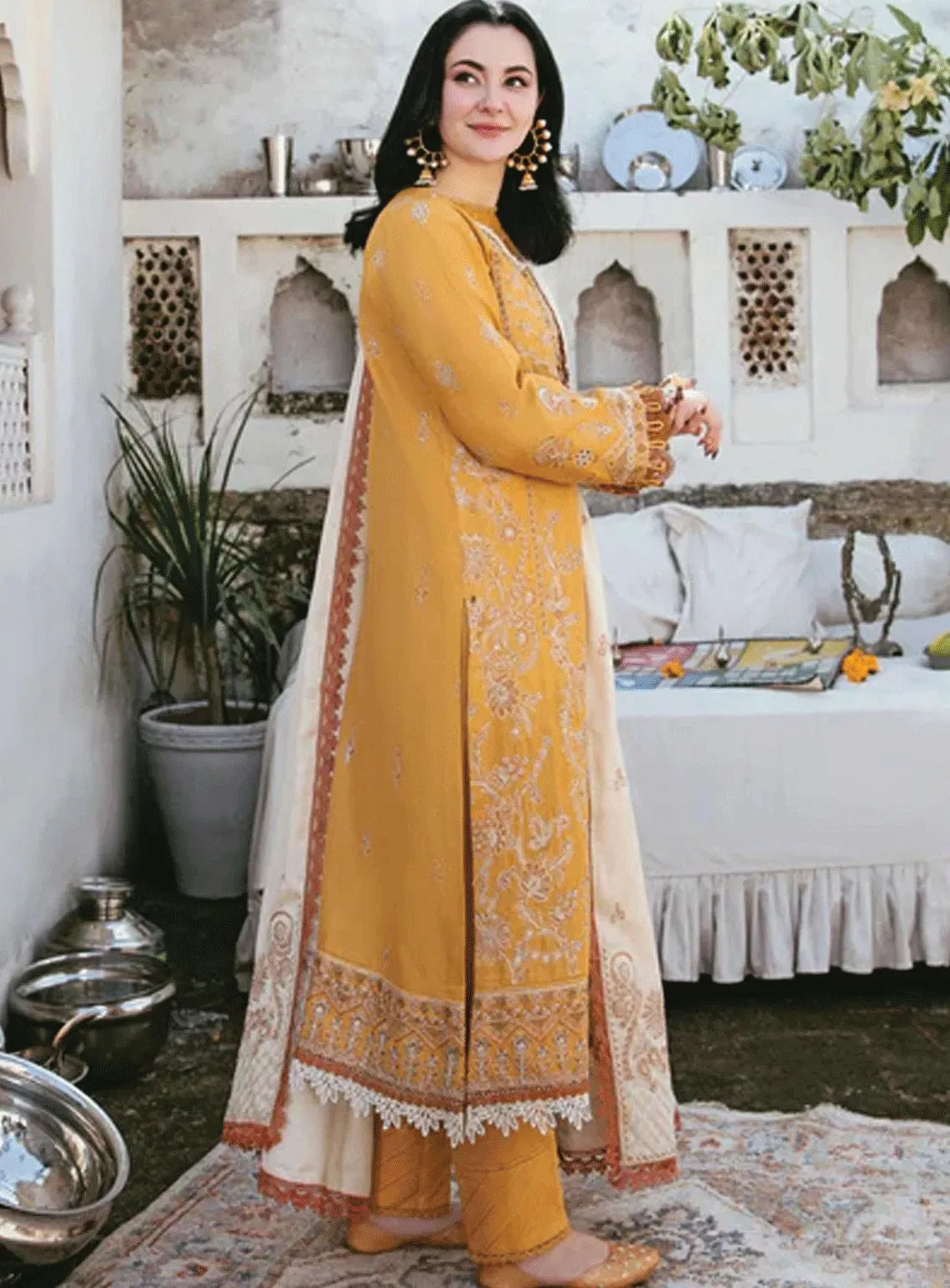 Afsanay By Florent Embroidered Khaddar Unstitched 3 Piece Suit - FL23AK FLK-2B