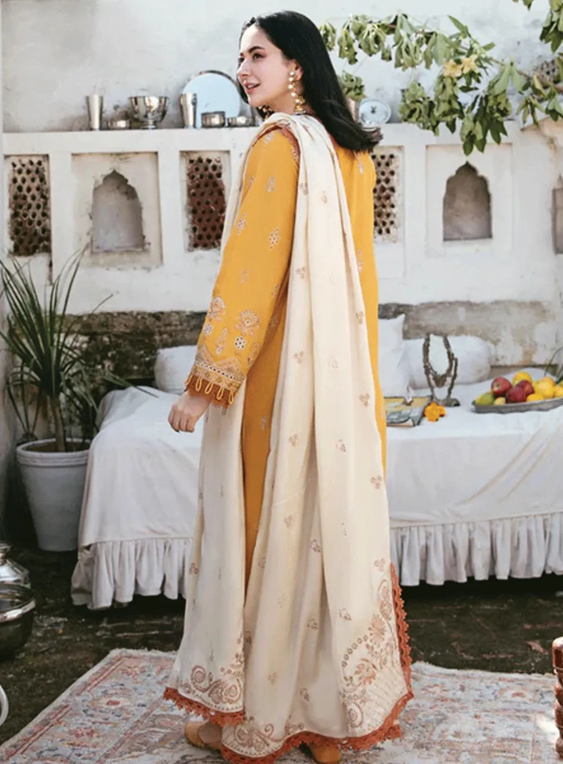 Afsanay By Florent Embroidered Khaddar Unstitched 3 Piece Suit - FL23AK FLK-2B