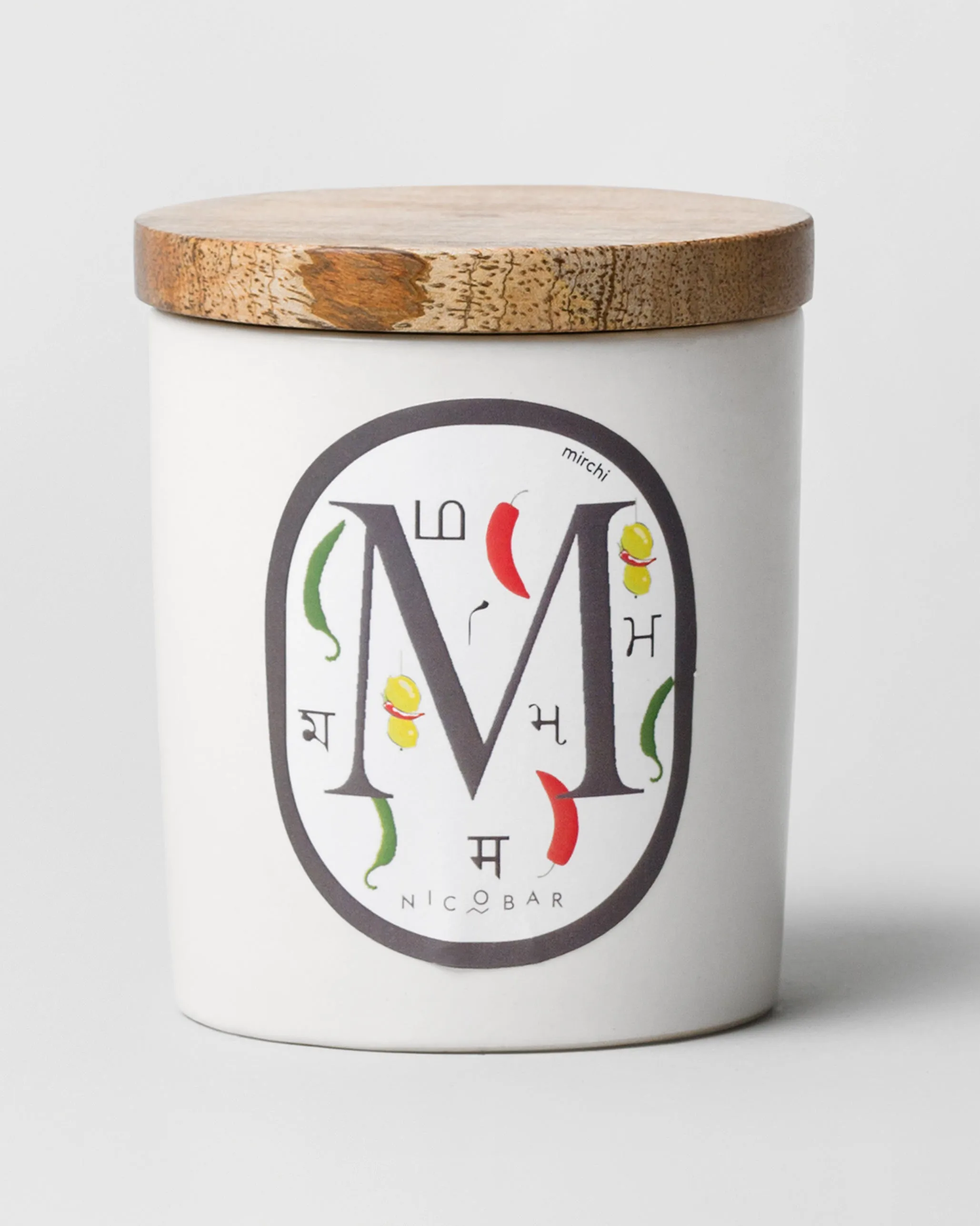 Alphabet M Candle