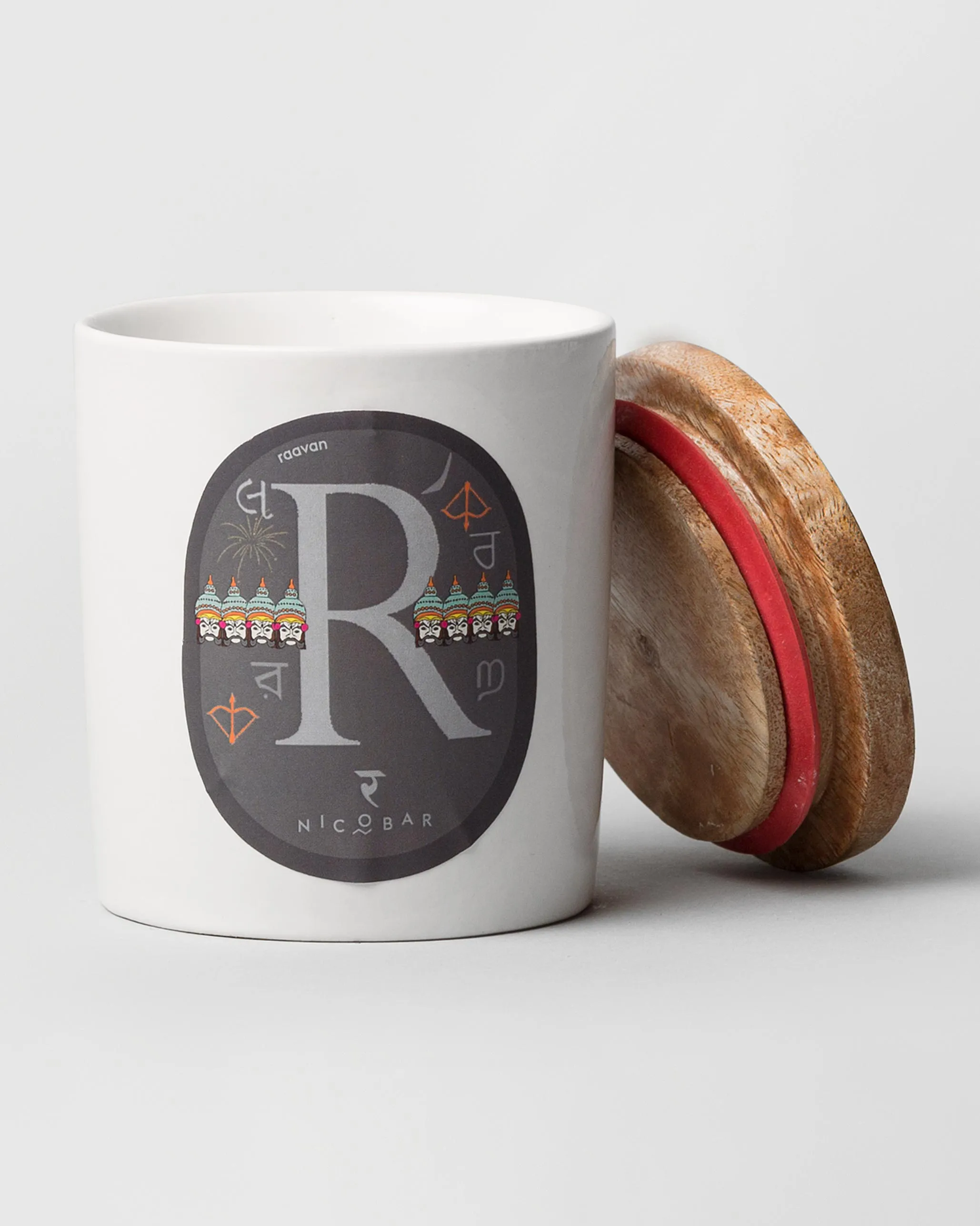 Alphabet R Candle