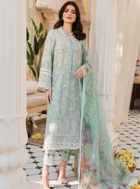 Amal By Motifz Digital Embroidered Lawn 3 Piece Unstitched Suit MT24A 4624-ALASKA