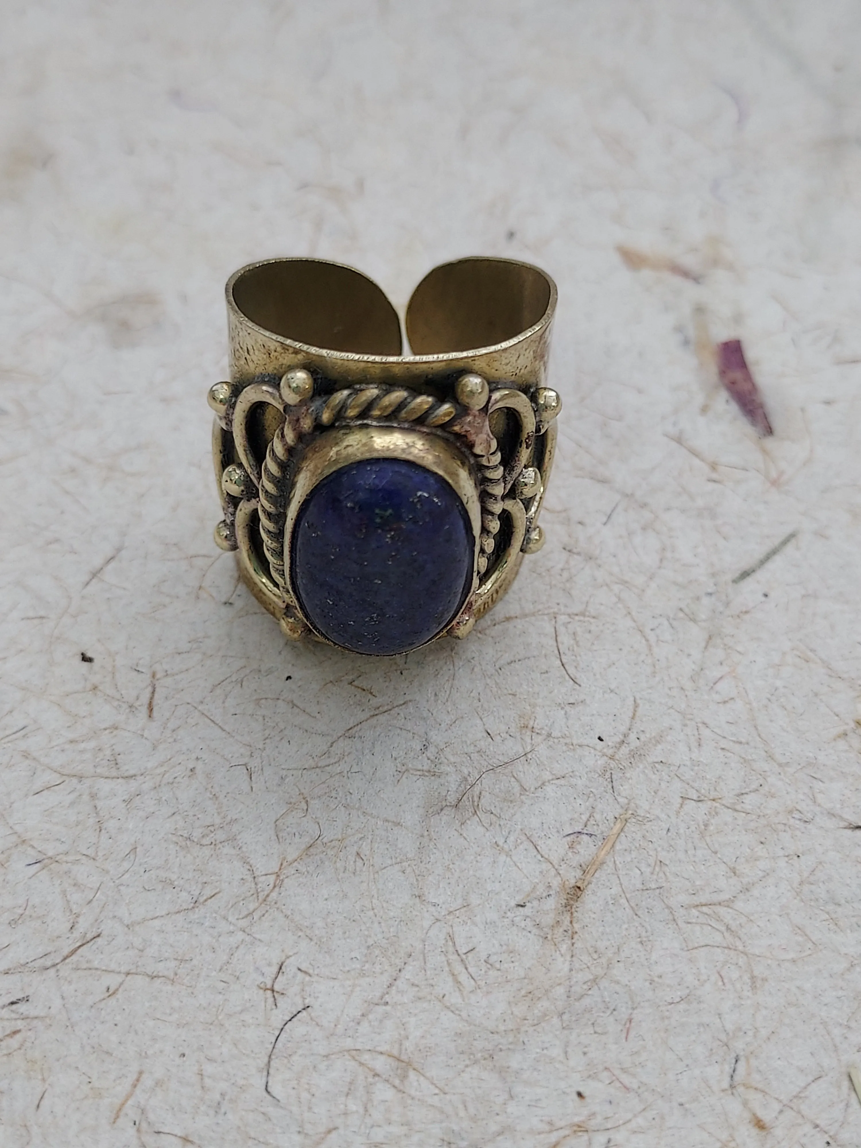 Arc Gypsy Stone Ring