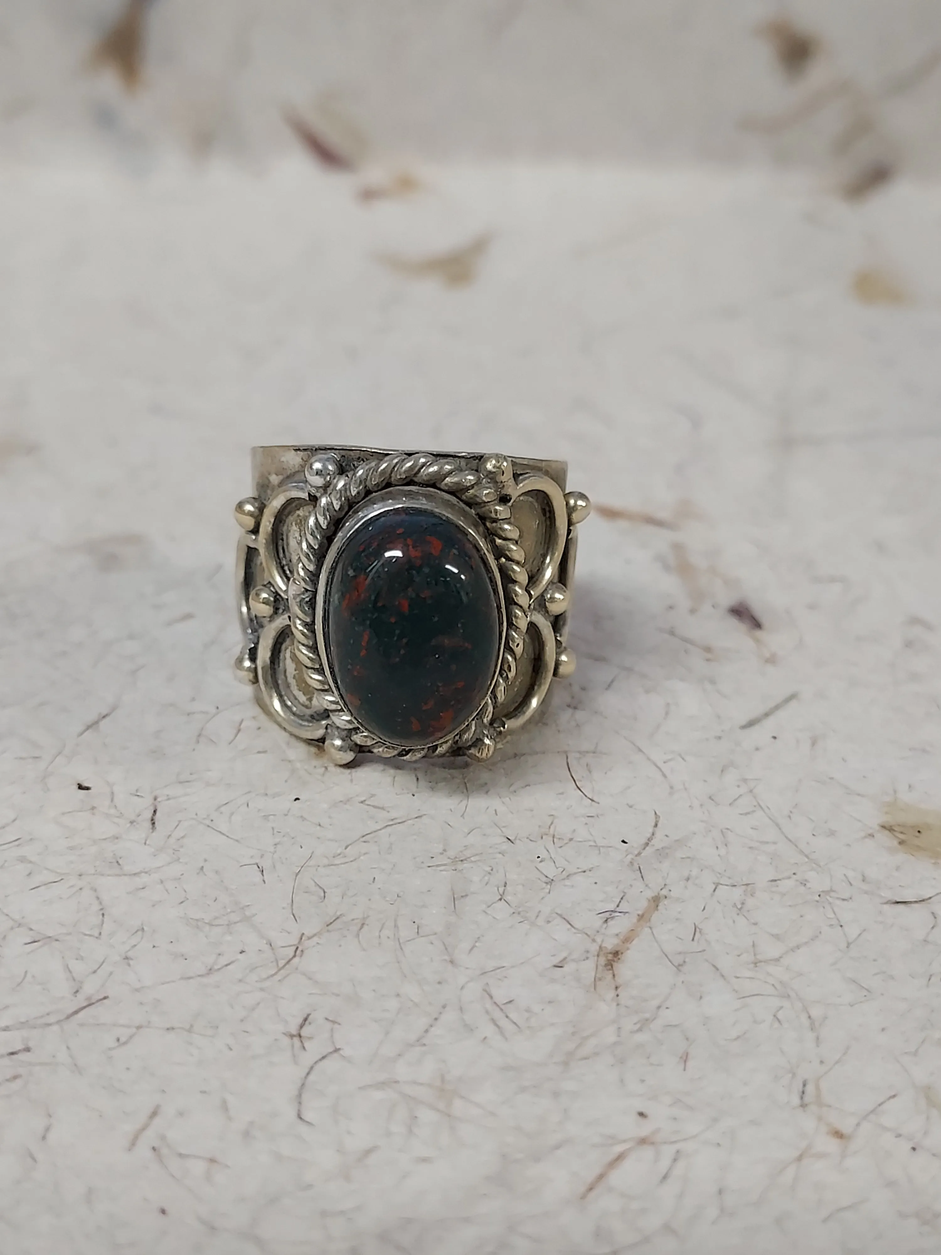 Arc Gypsy Stone Ring