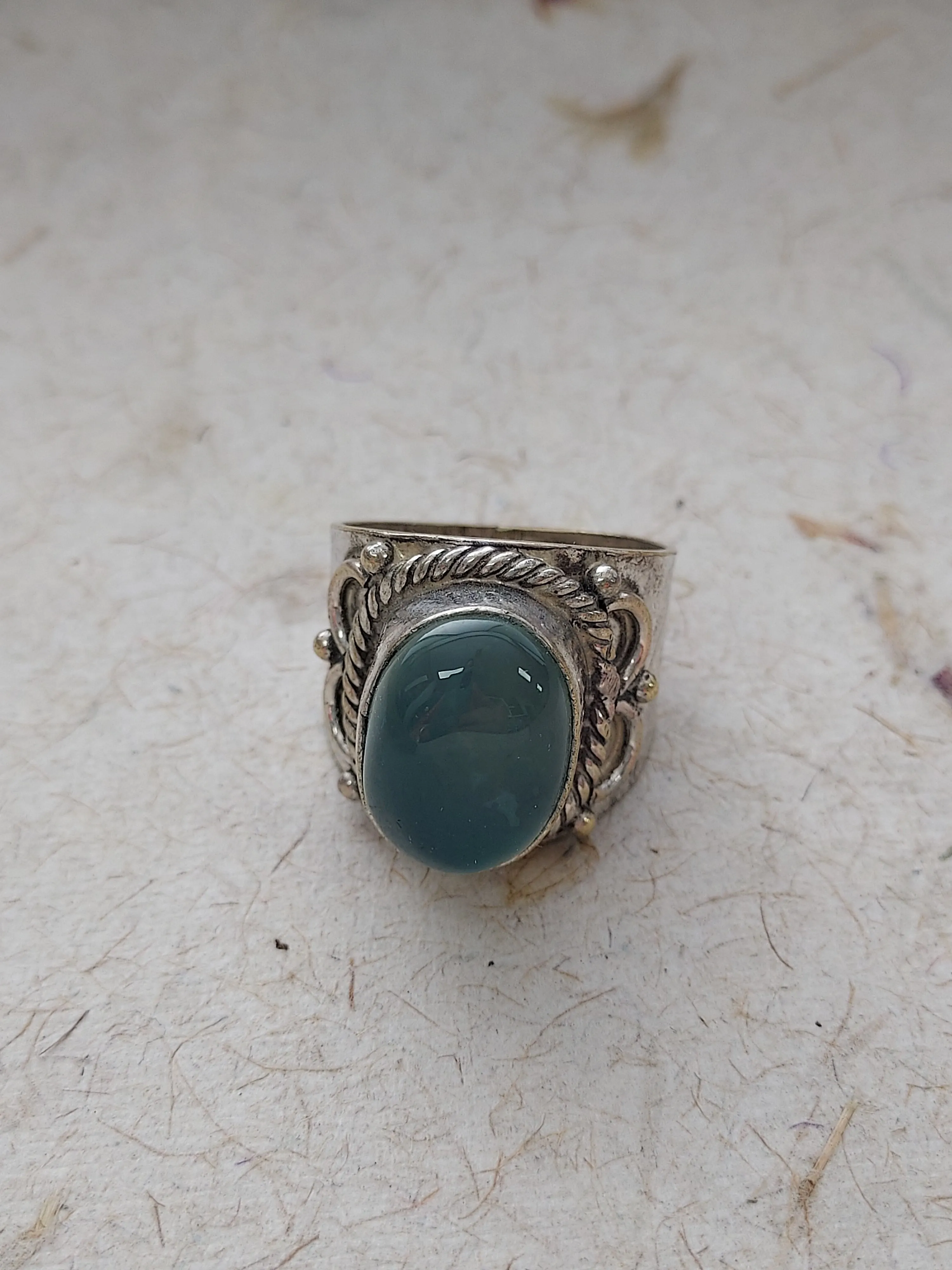 Arc Gypsy Stone Ring