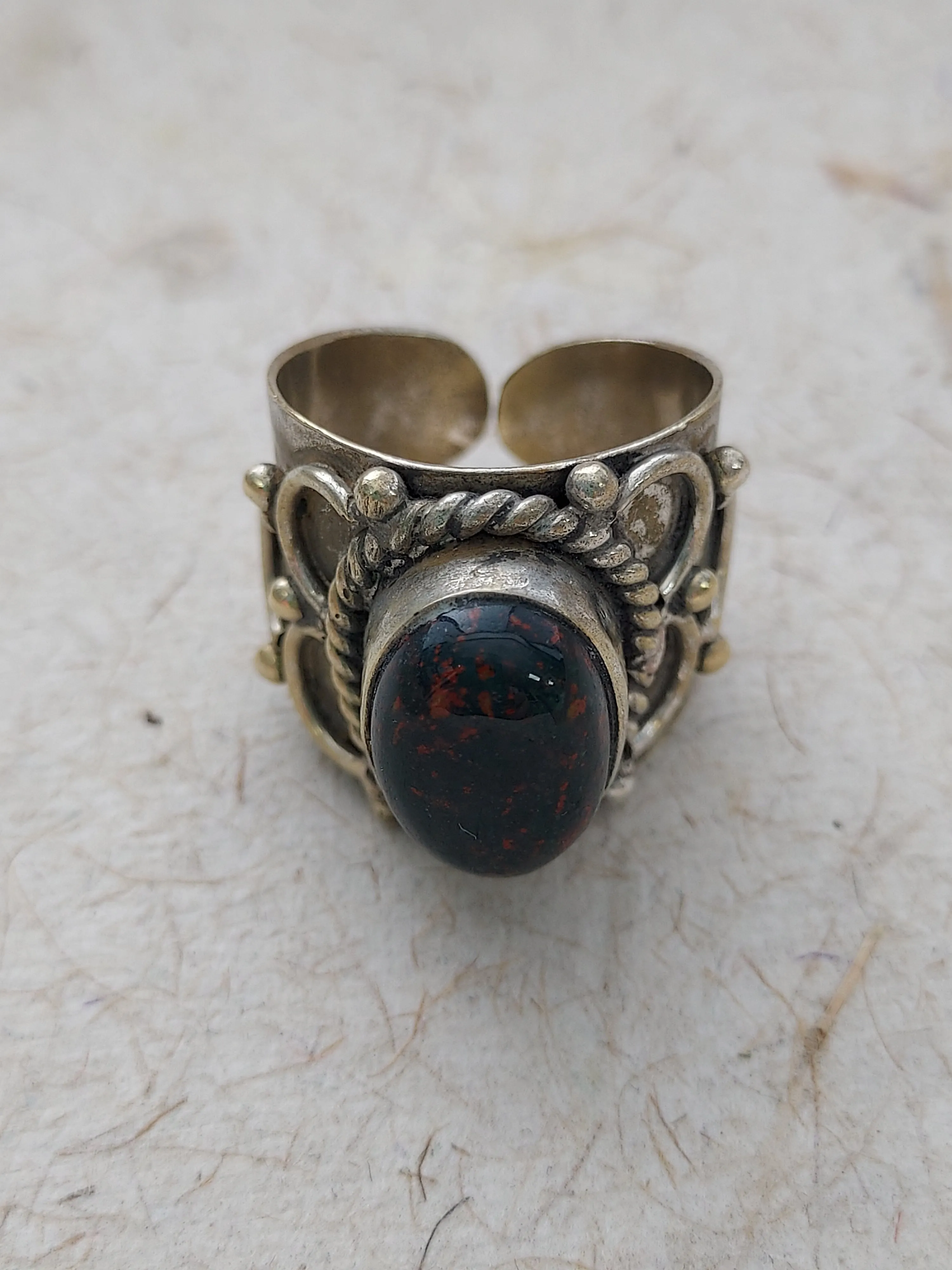 Arc Gypsy Stone Ring