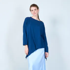 Asymmetrical drape top wholesale