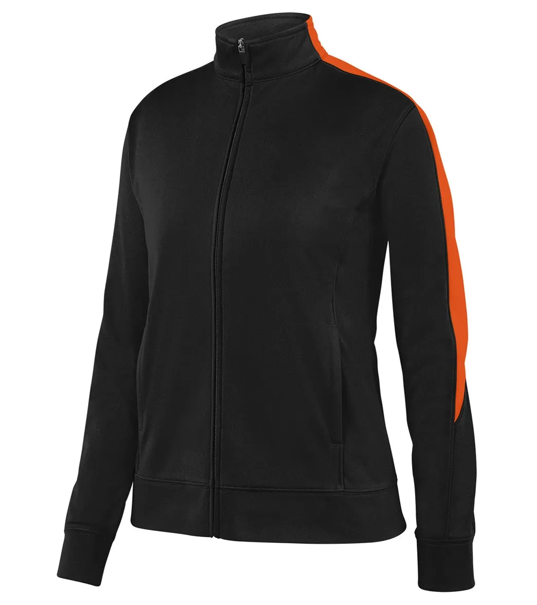 Augusta Sportswear Women's 2.0 Medalist Jacket Black/Orange