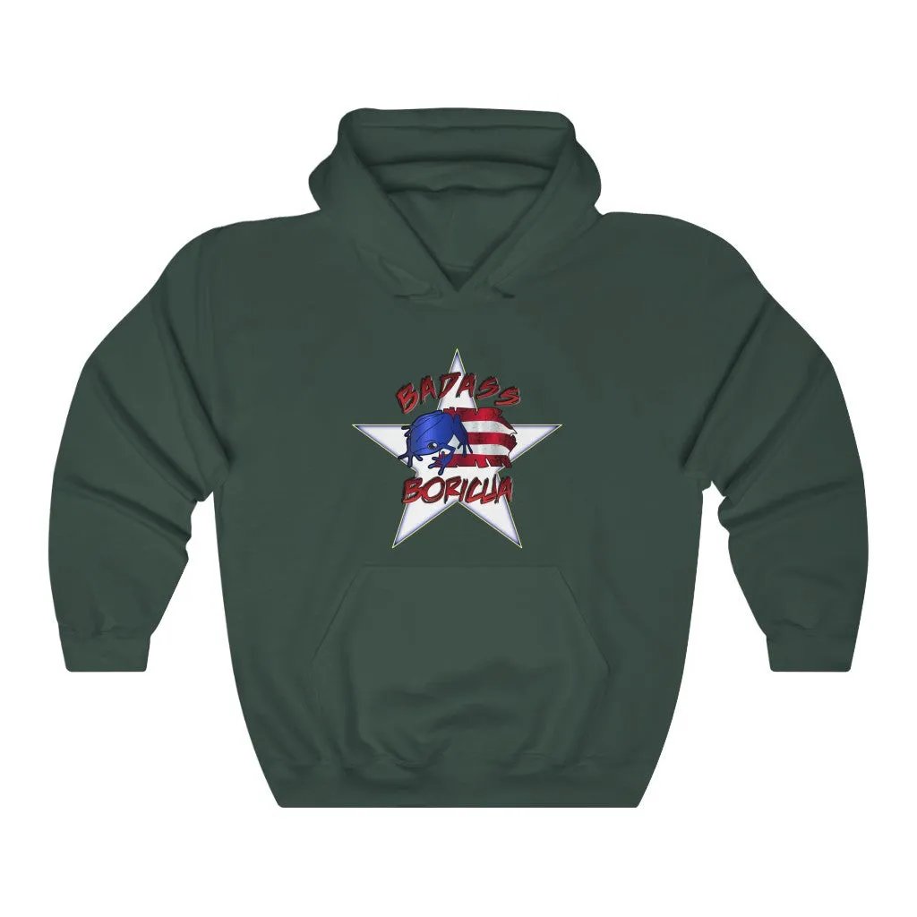 Badass Boricua - Unisex Heavy Blend™ Hooded Sweatshirt