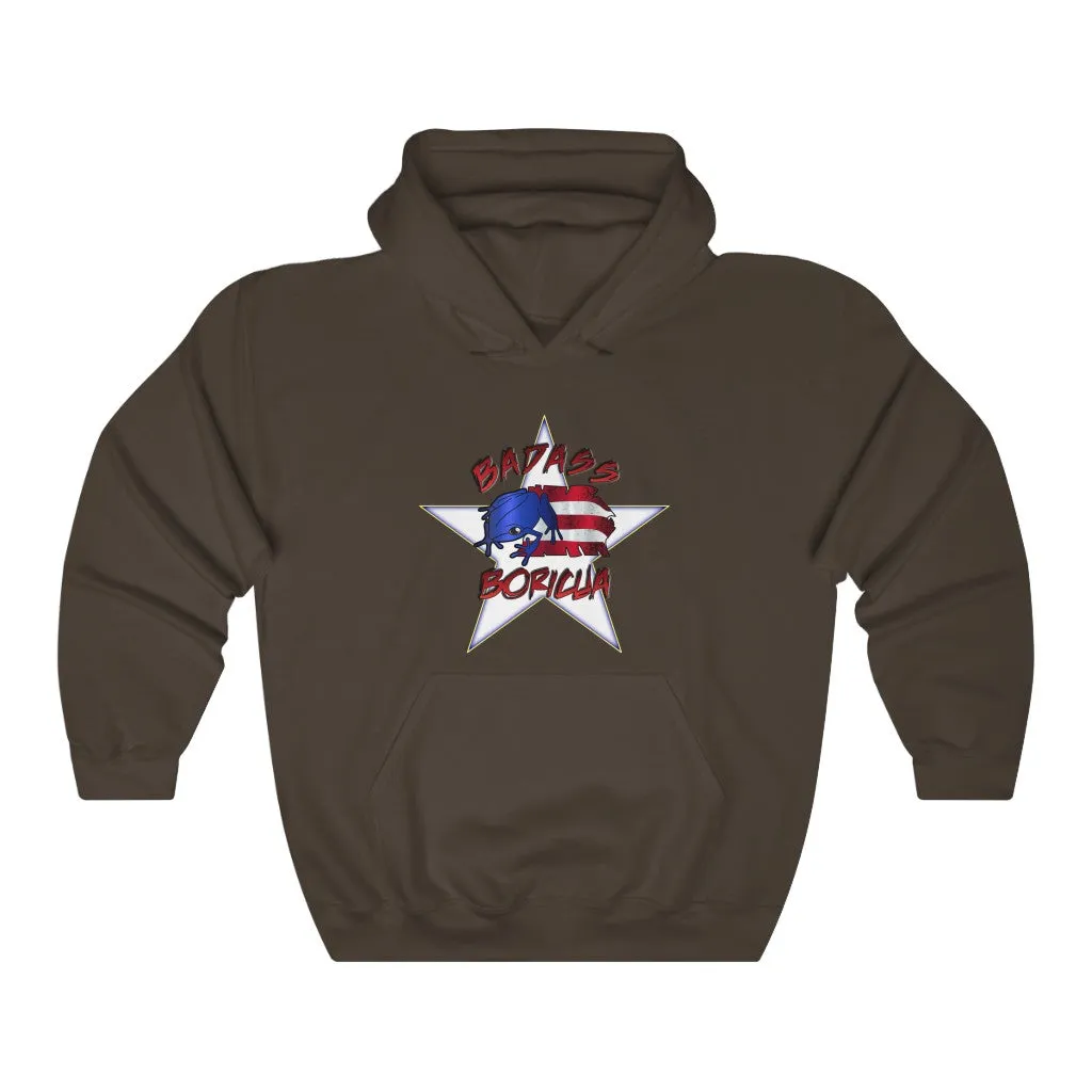 Badass Boricua - Unisex Heavy Blend™ Hooded Sweatshirt