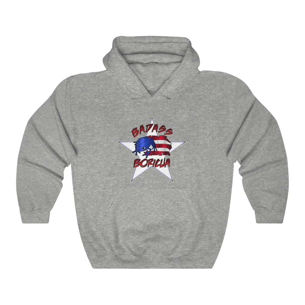 Badass Boricua - Unisex Heavy Blend™ Hooded Sweatshirt