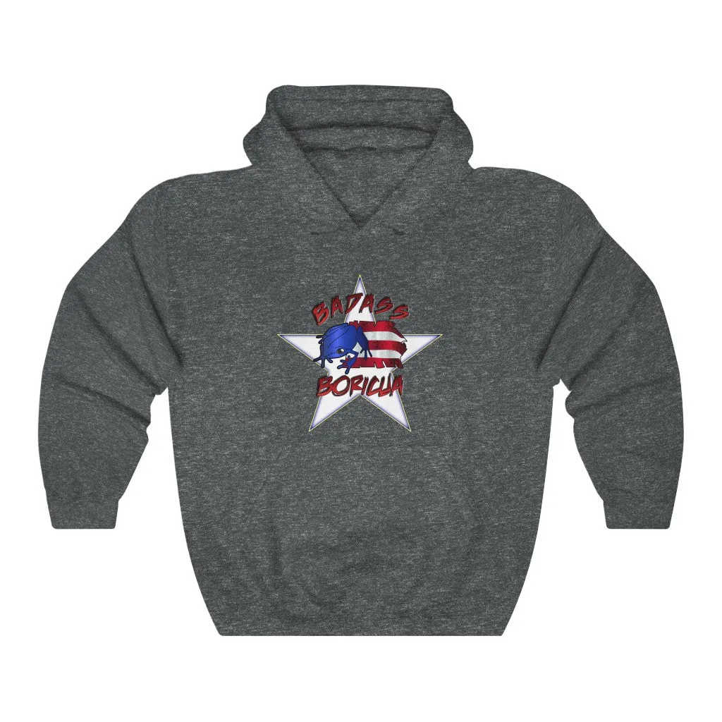 Badass Boricua - Unisex Heavy Blend™ Hooded Sweatshirt