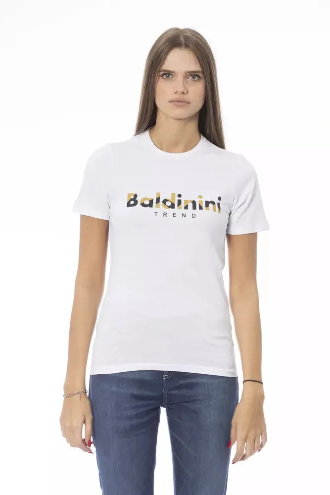 Baldinini Trend White Cotton Women Women's T-Shirt