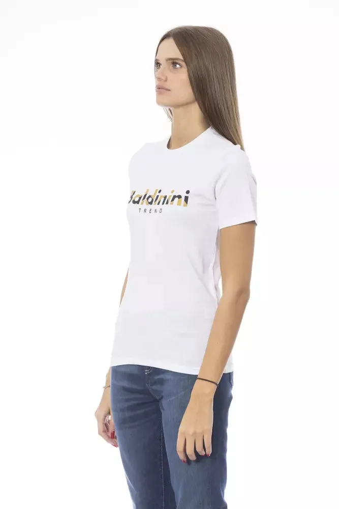 Baldinini Trend White Cotton Women Women's T-Shirt