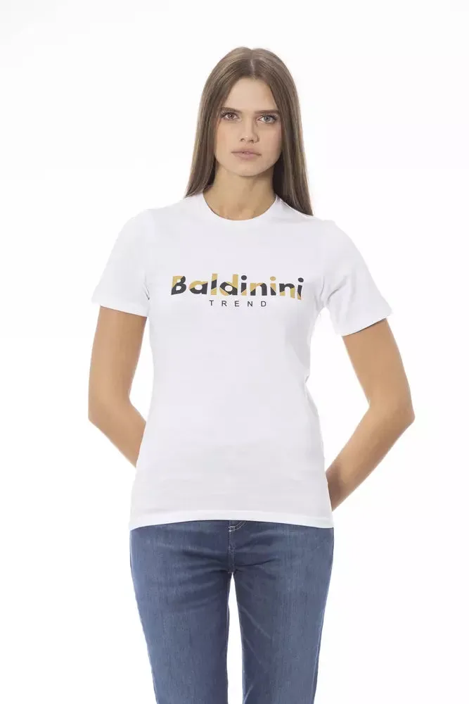 Baldinini Trend White Cotton Women Women's T-Shirt