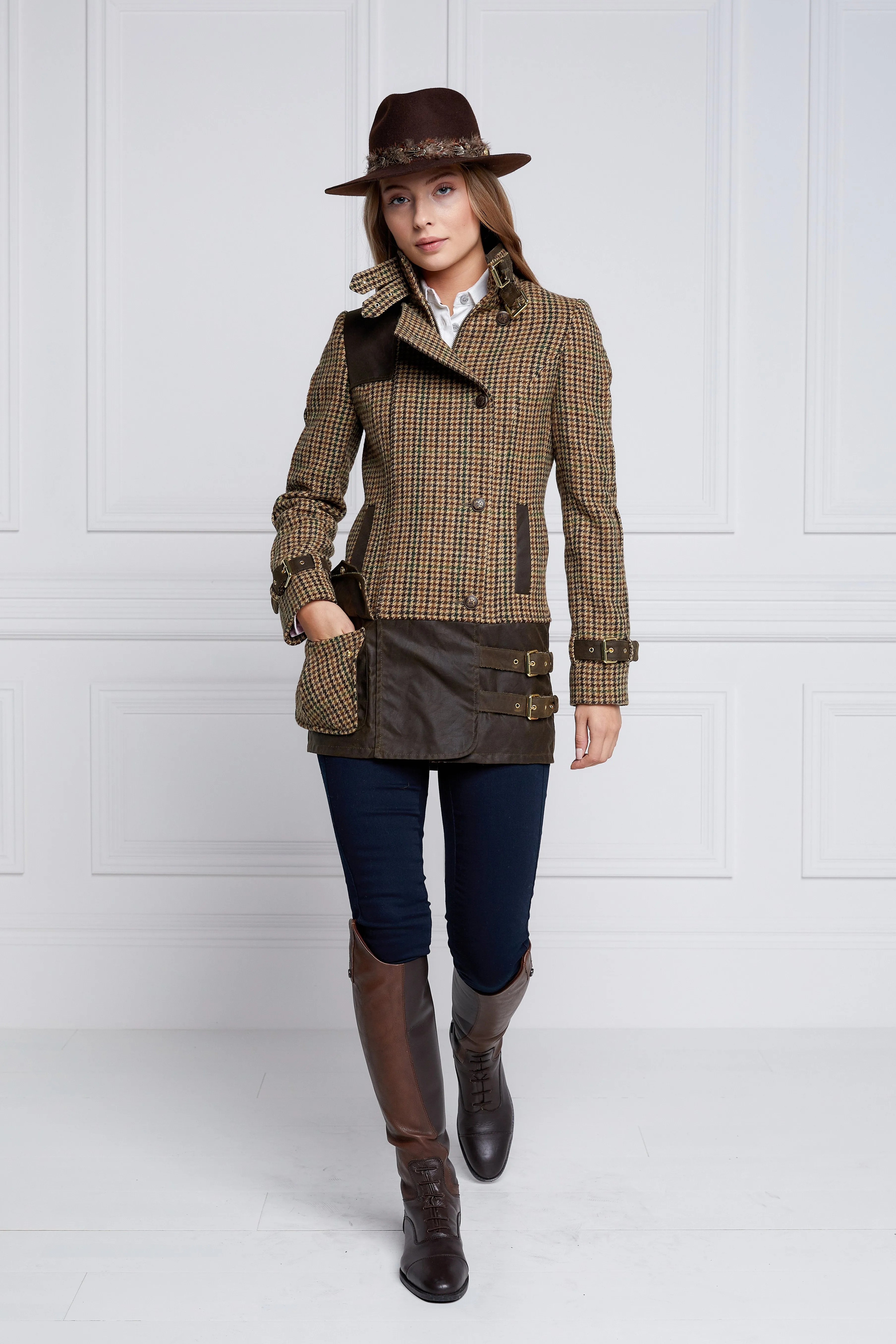 Balmoral Field Jacket (Hailes Green Tweed)