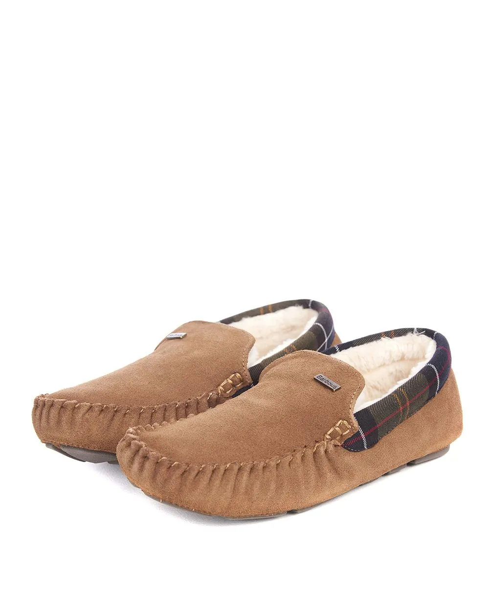 Barbour Mens 'Monty' Suede Moccasin Slipper