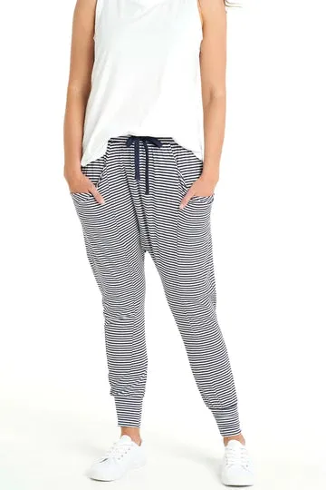 Barcelona Pant by Betty Basics - Stripe