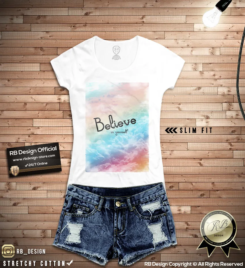 Believe in Yourself Women's T-shirt Dreaming Tank Top WD01