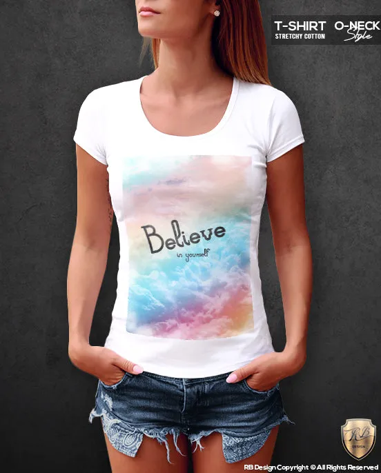 Believe in Yourself Women's T-shirt Dreaming Tank Top WD01