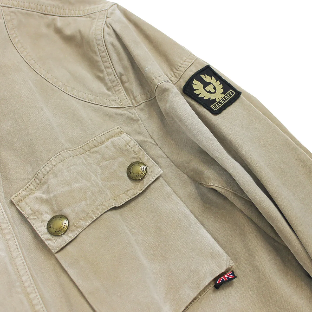 Belstaff - Fieldmaster Vintage Jacket in Beige Cotton Canvas