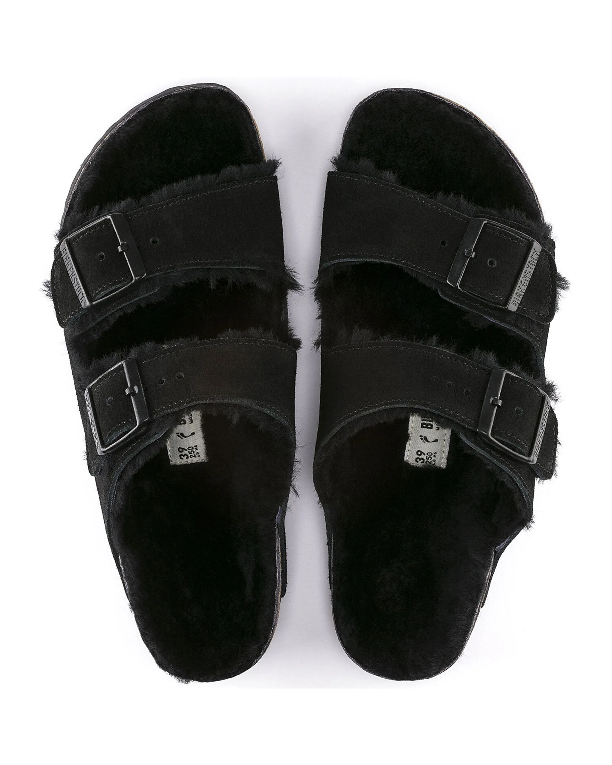 Birkenstock Arizona Shearling black Calzata Stretta