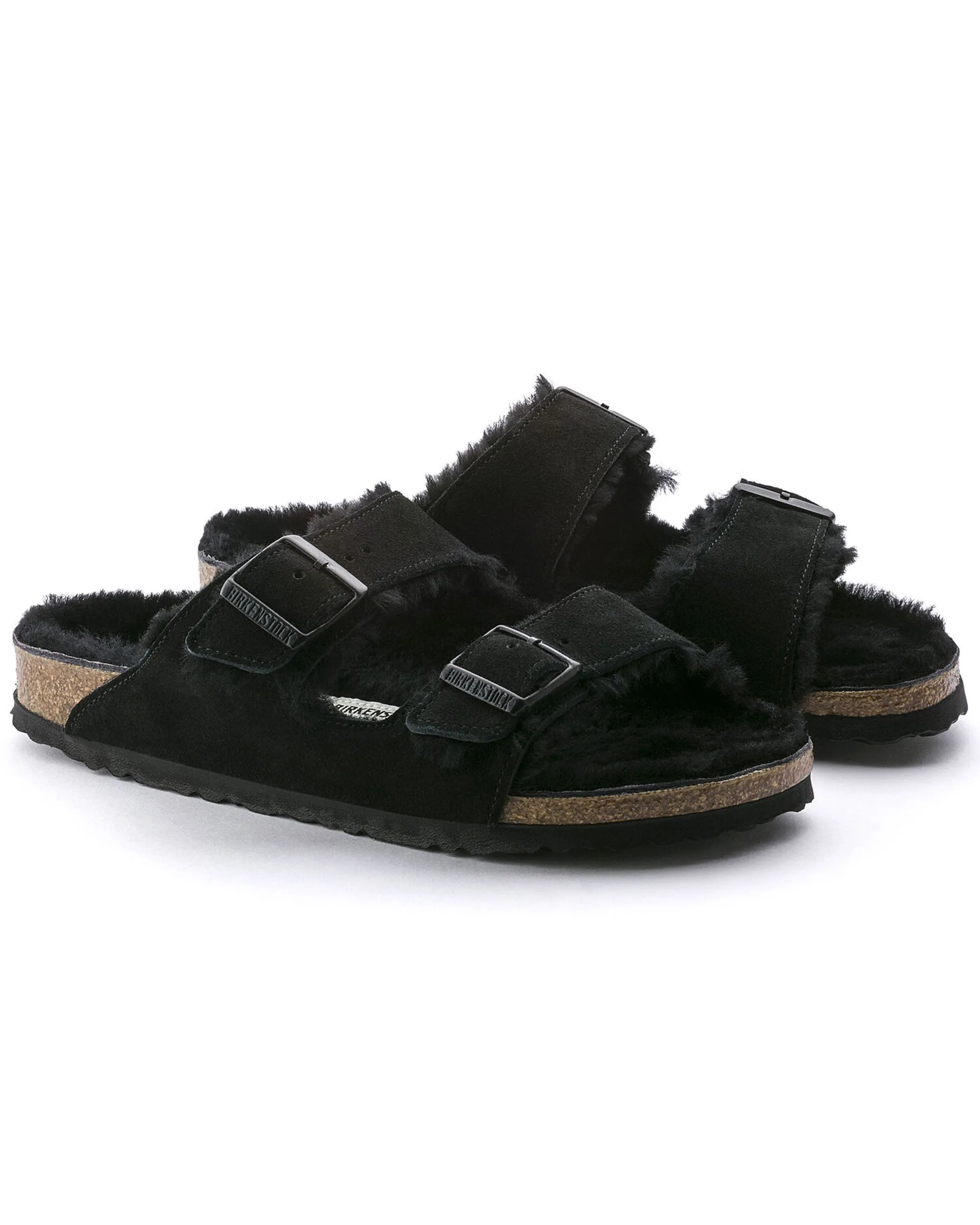 Birkenstock Arizona Shearling black Calzata Stretta