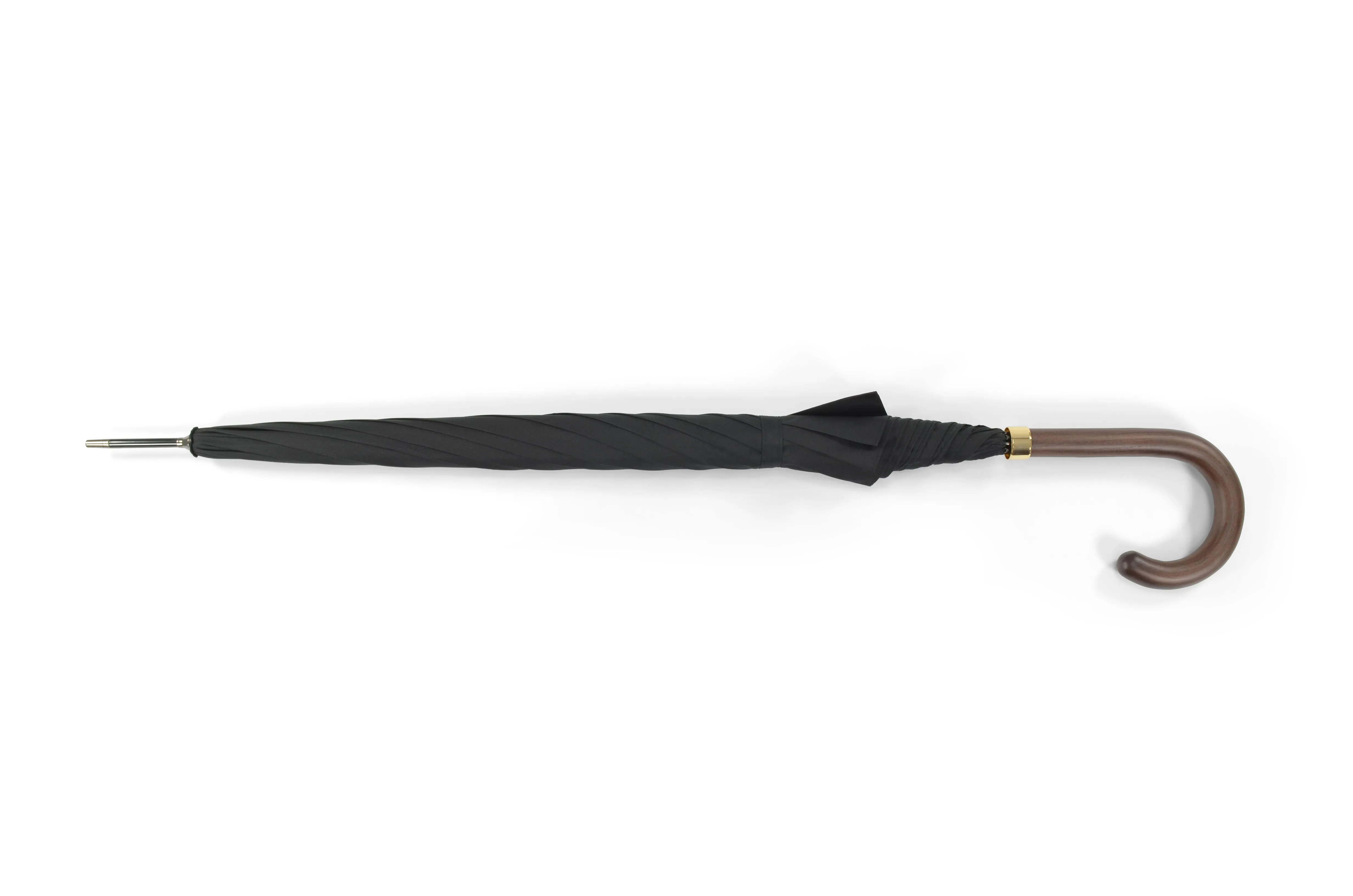 Black Hardwood Handle Fox Umbrella