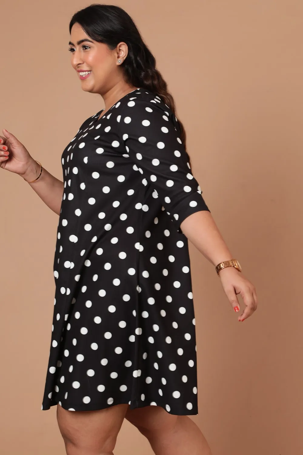 Black Polka Dress