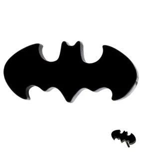 Black PVD Calling Batman Titanium Threadless Top