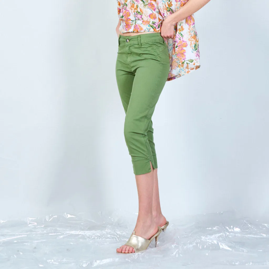 Bold cropped trousers wholesale