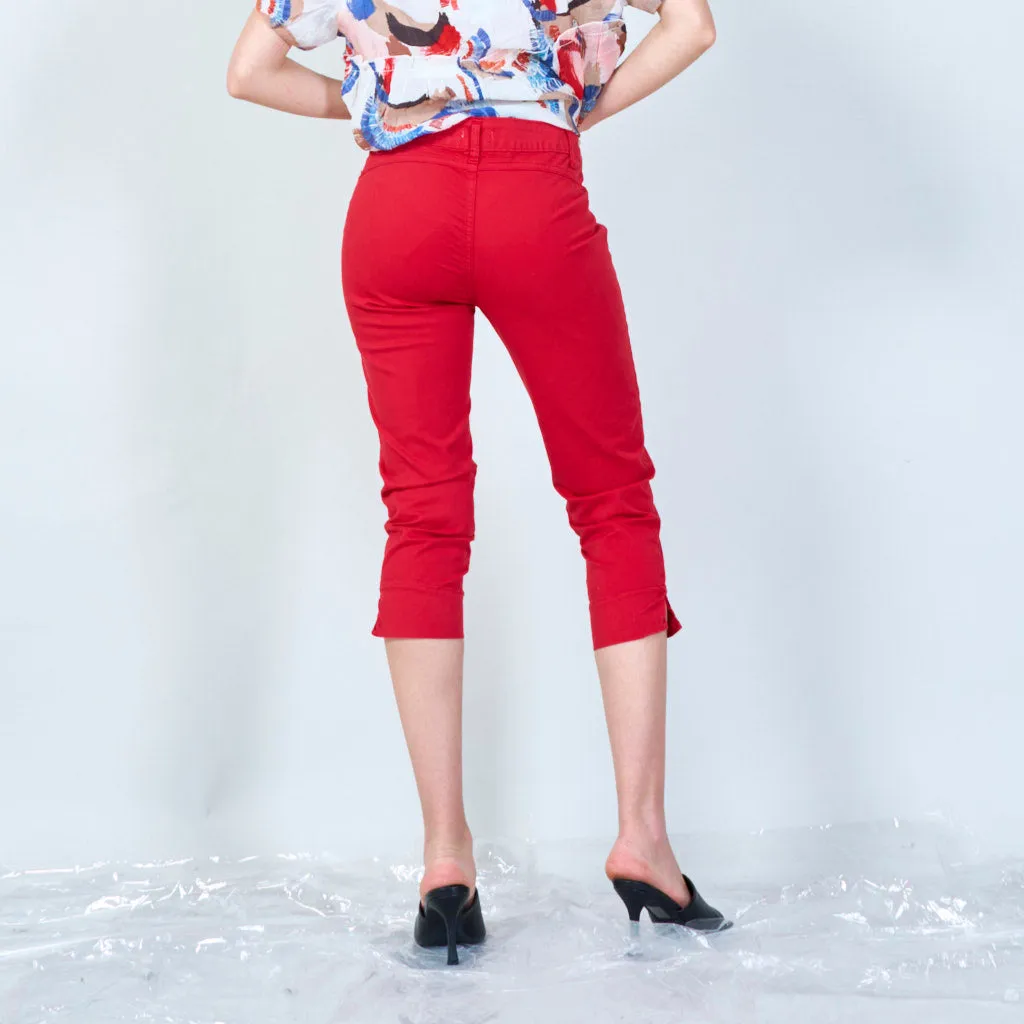 Bold cropped trousers wholesale