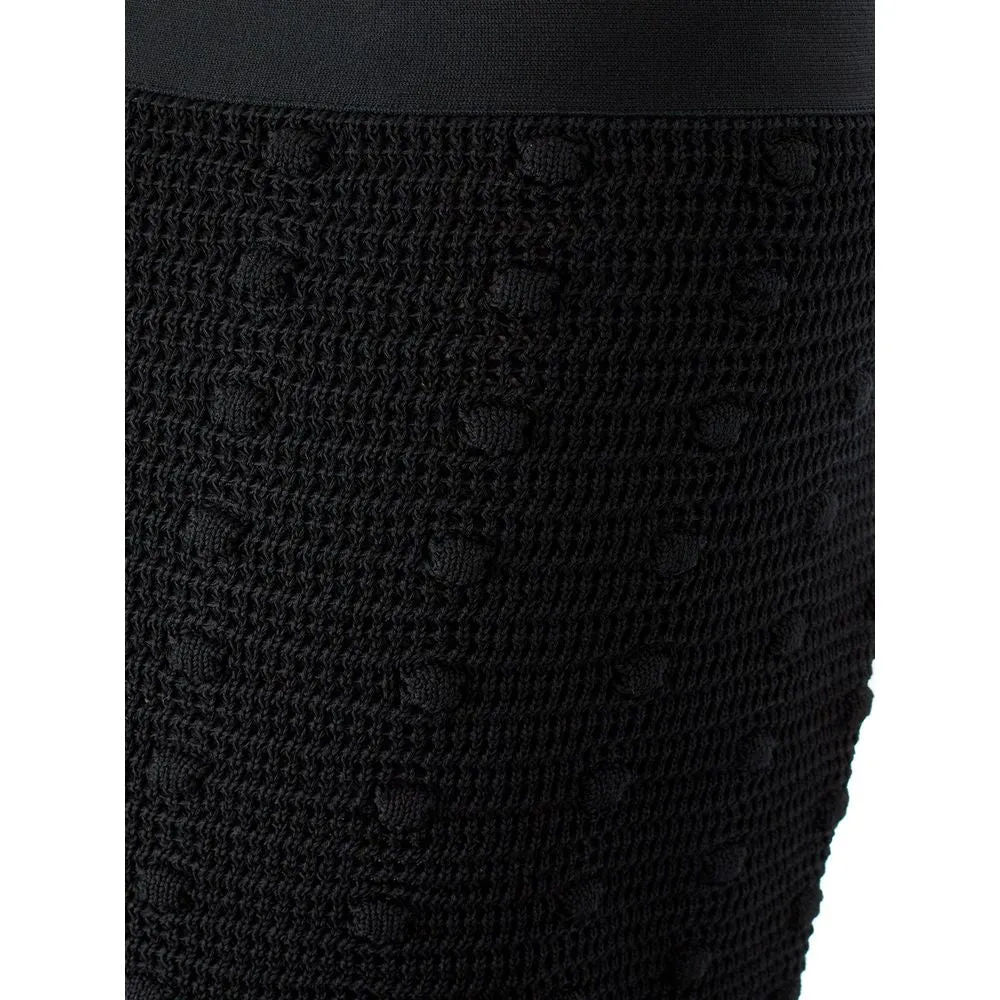 Bottega Veneta Elegant Black Cotton Women's Skirt