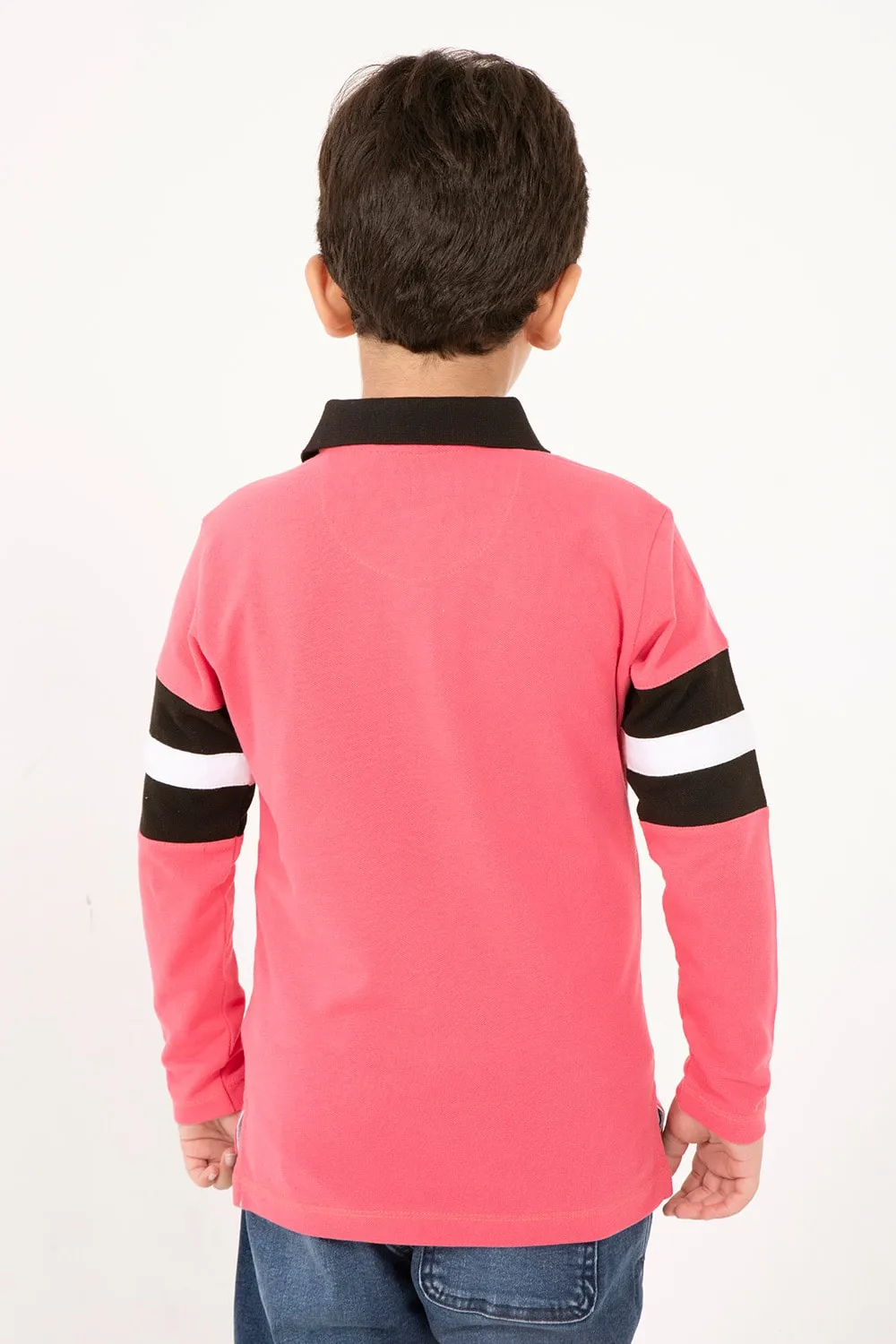 Boy's Full Sleeve Fashion Polo