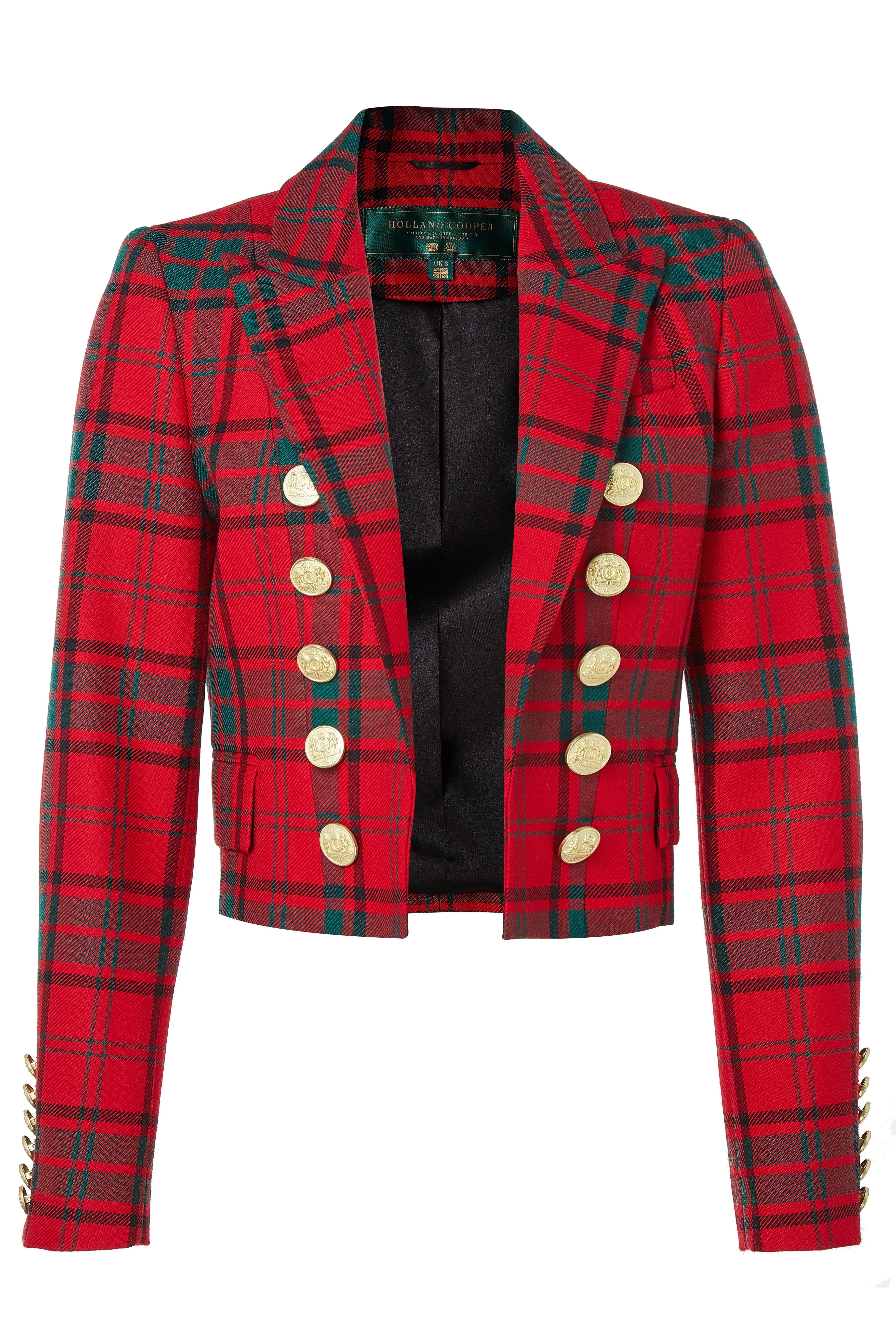 Brompton Jacket (Red Tartan)