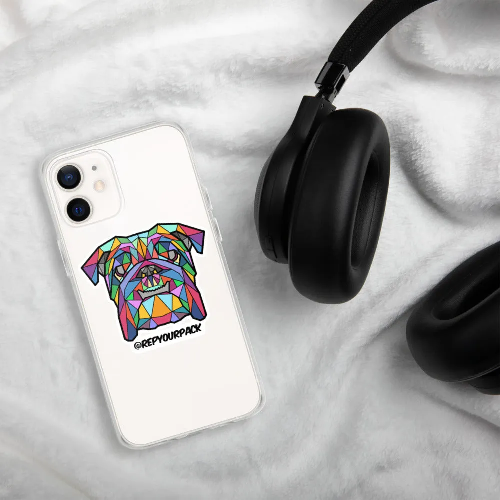 Bulldog Polygon iPhone Case