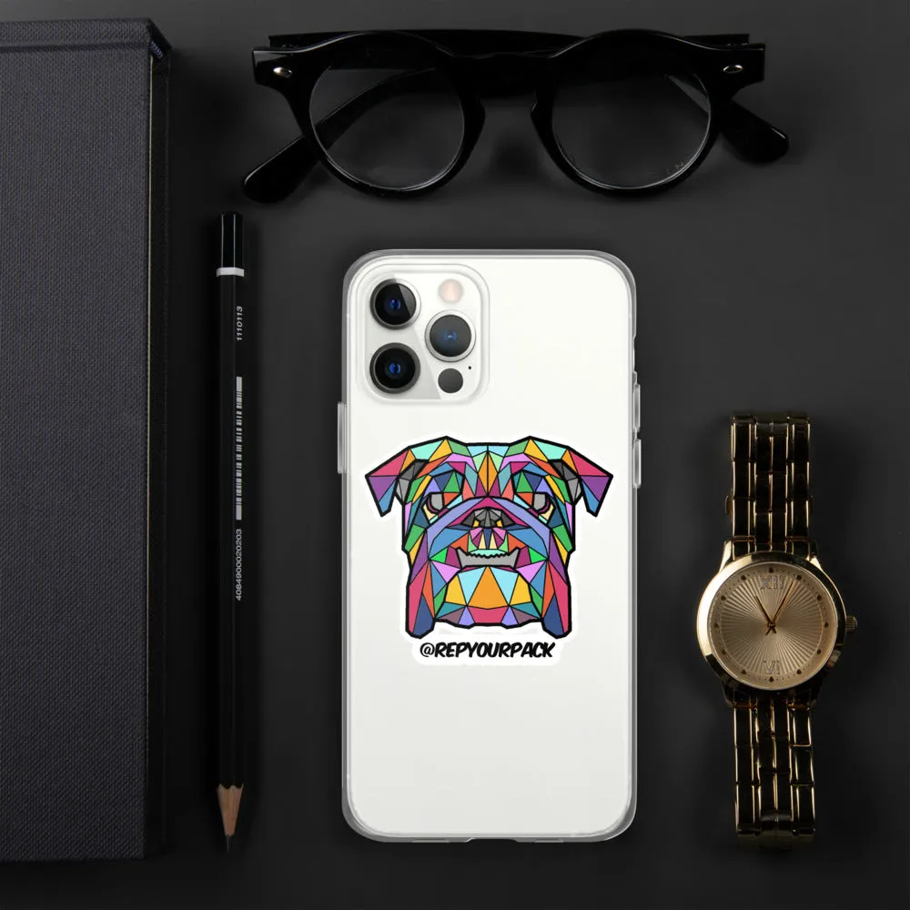 Bulldog Polygon iPhone Case