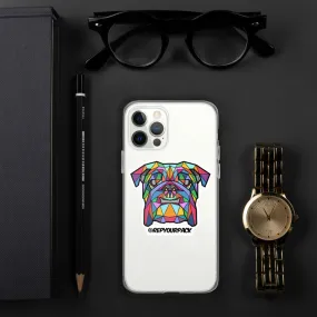 Bulldog Polygon iPhone Case