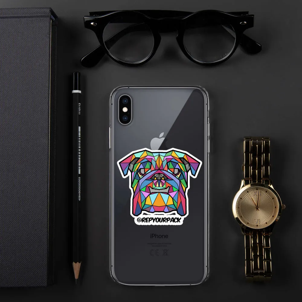 Bulldog Polygon iPhone Case