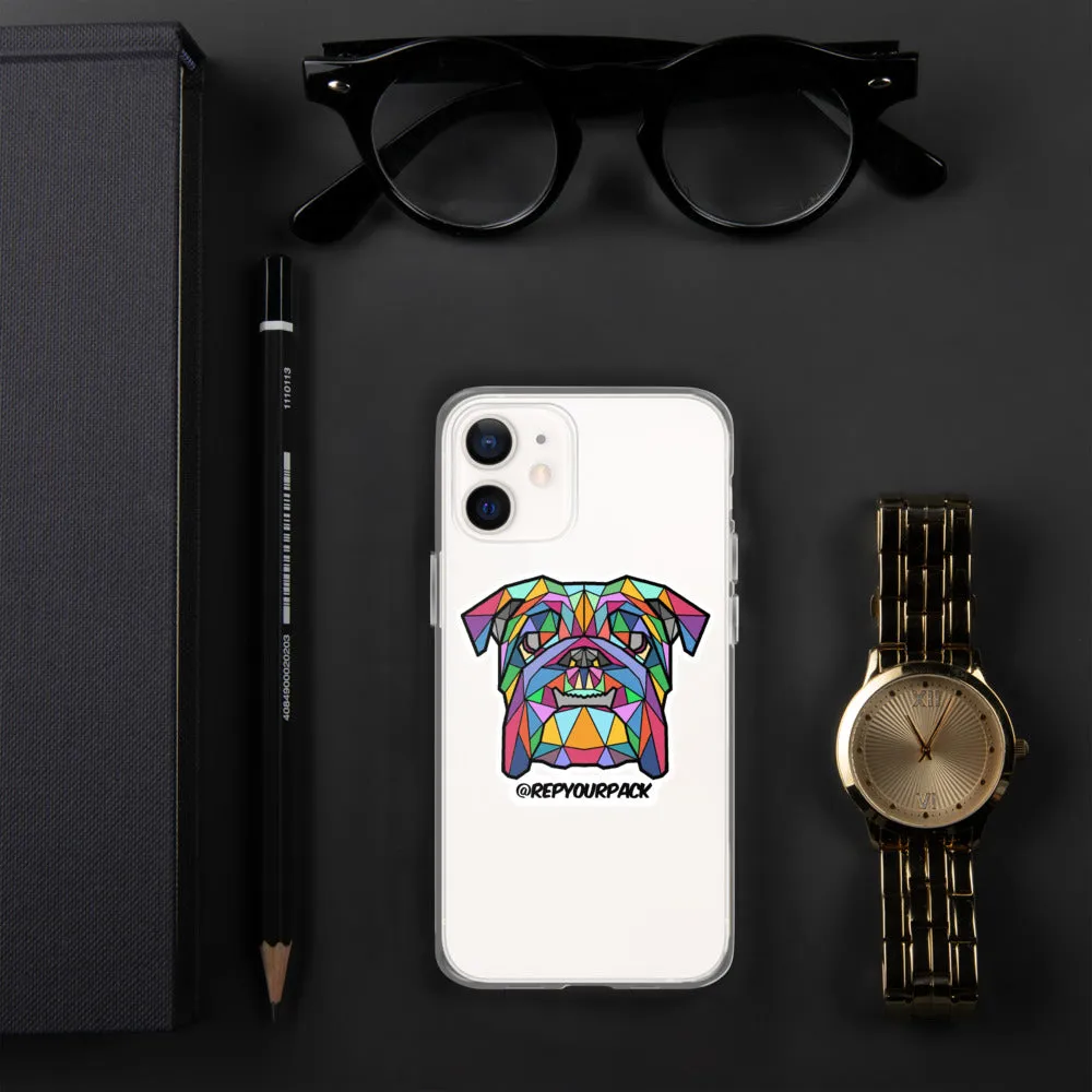 Bulldog Polygon iPhone Case