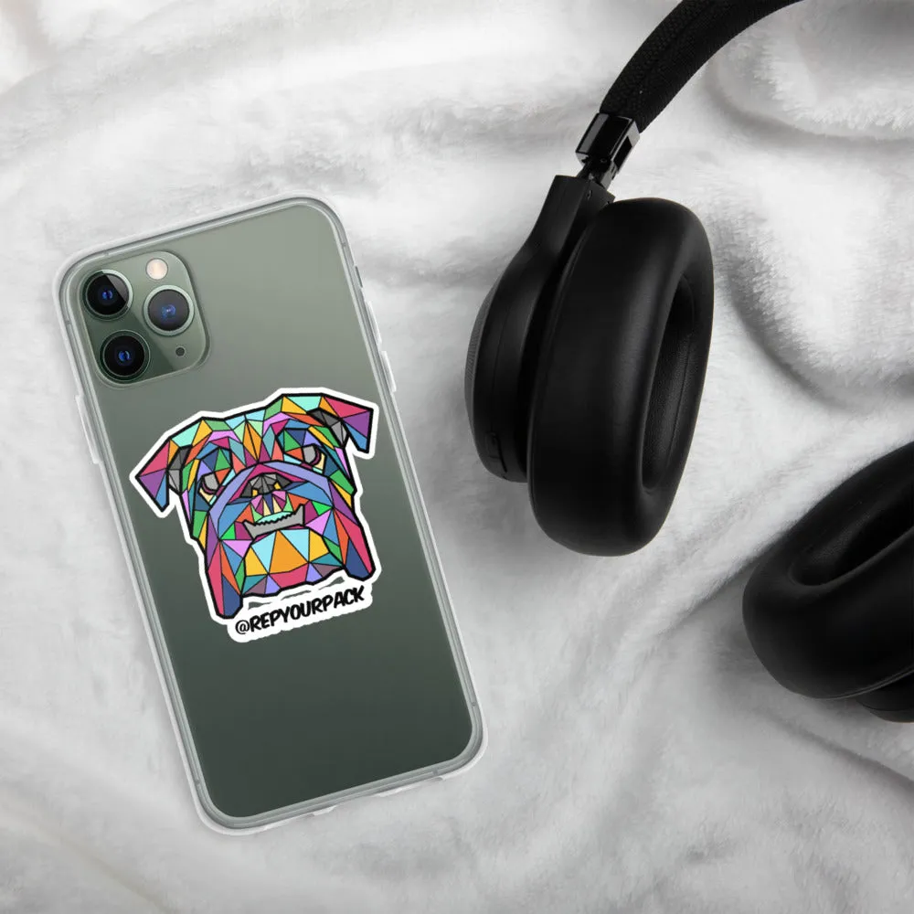 Bulldog Polygon iPhone Case