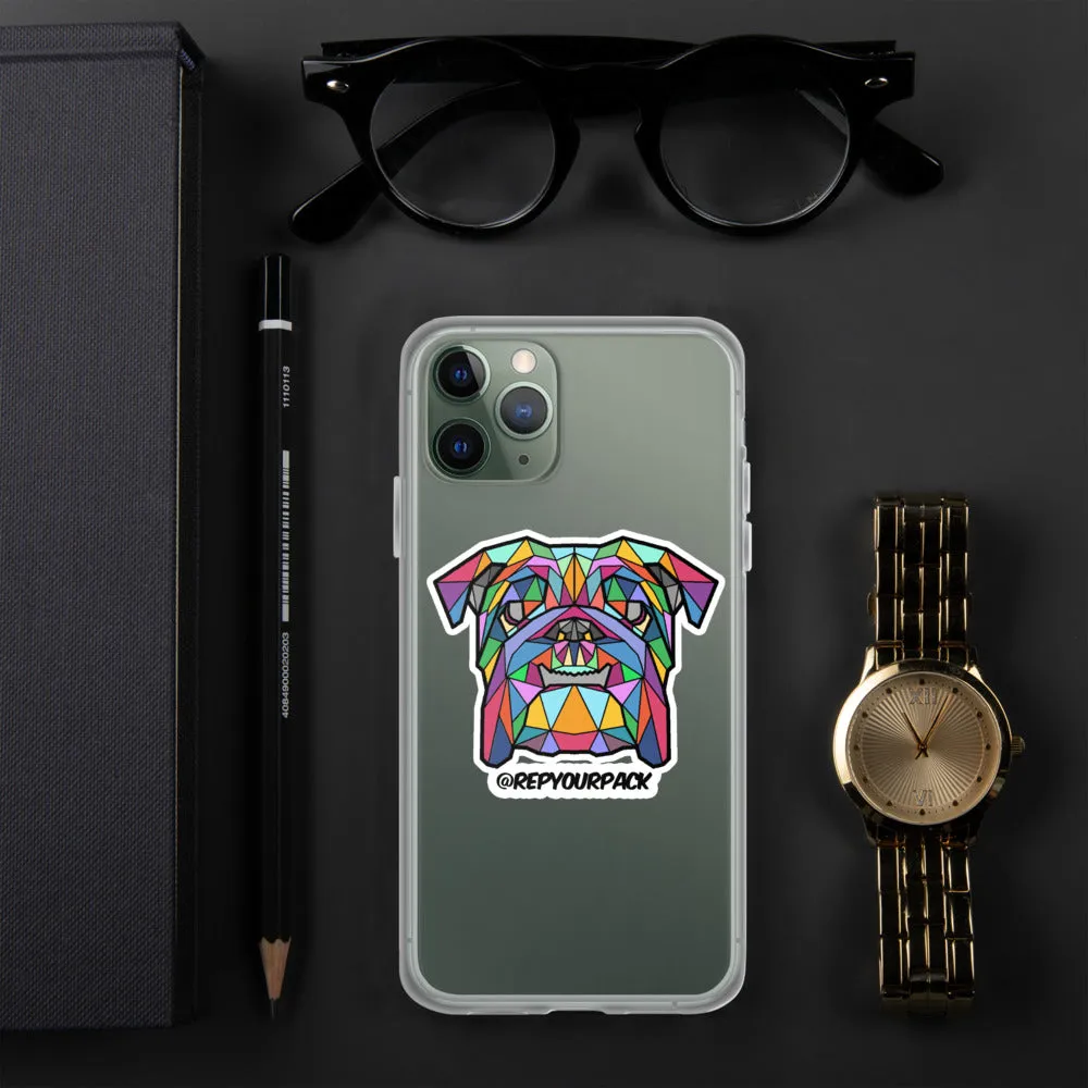 Bulldog Polygon iPhone Case