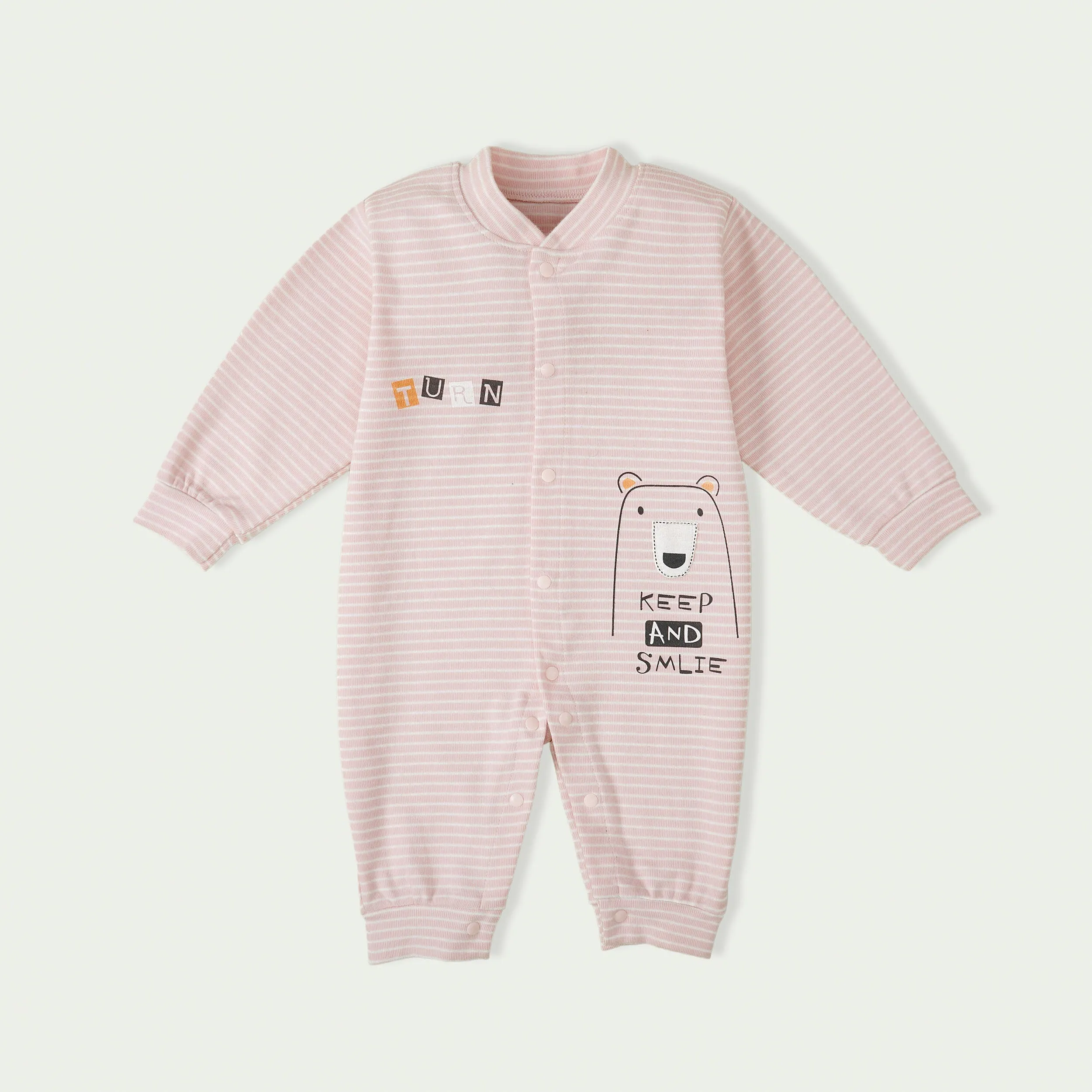 C1782 Keep Smile Pink Romper