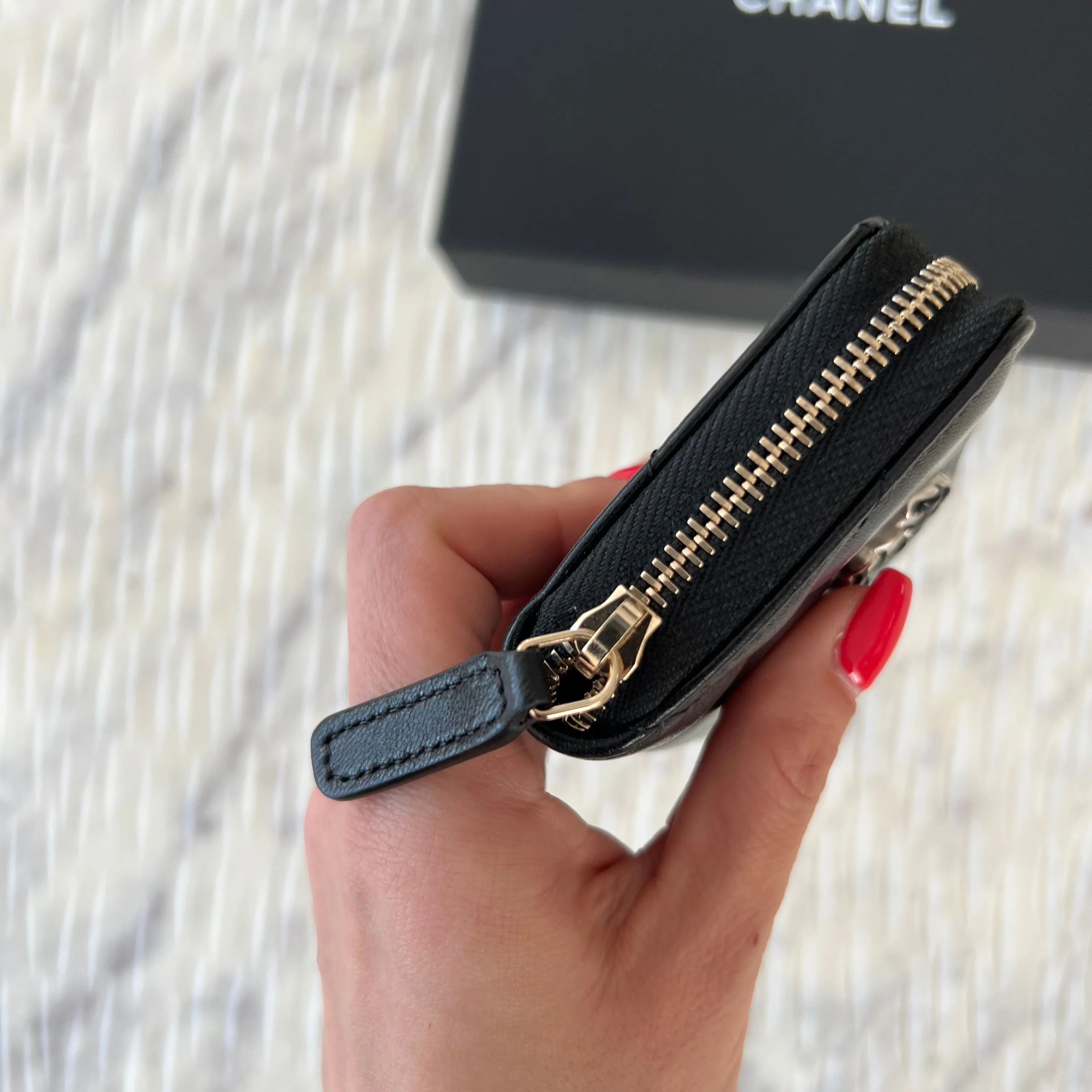 Chanel 19 Card Holder