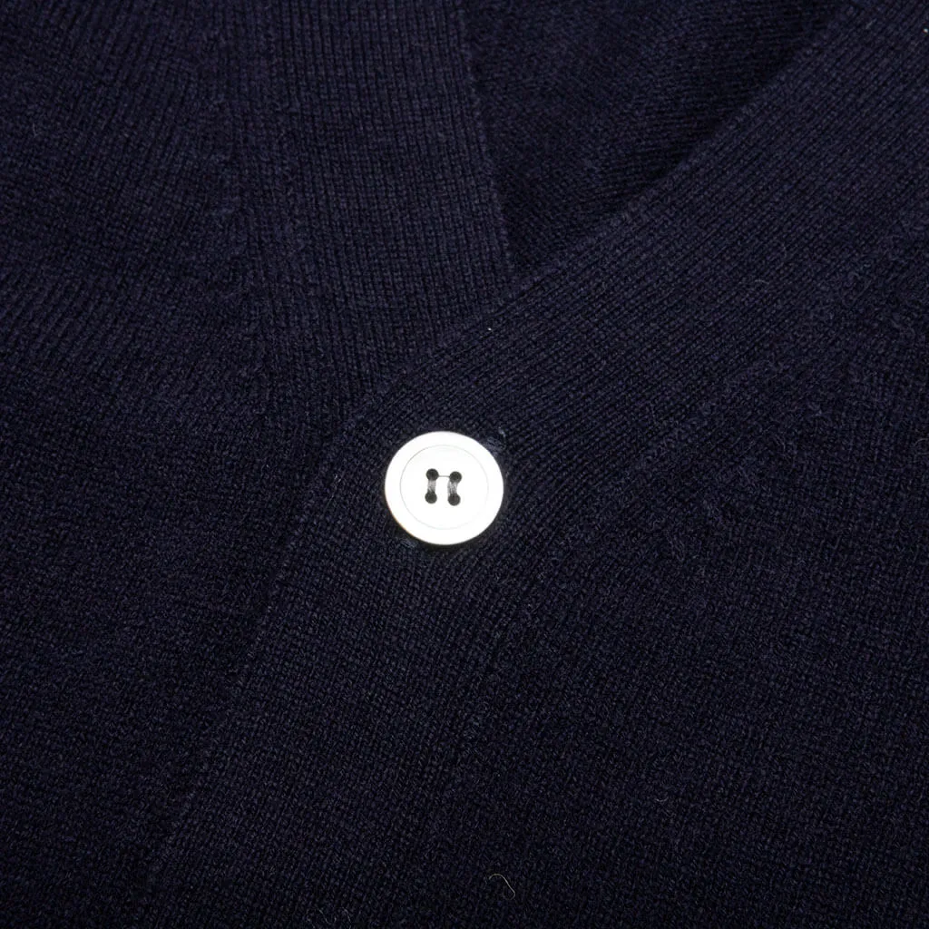 Comme des Garcons PLAY x the Artist Invader Button Cardigan - Navy