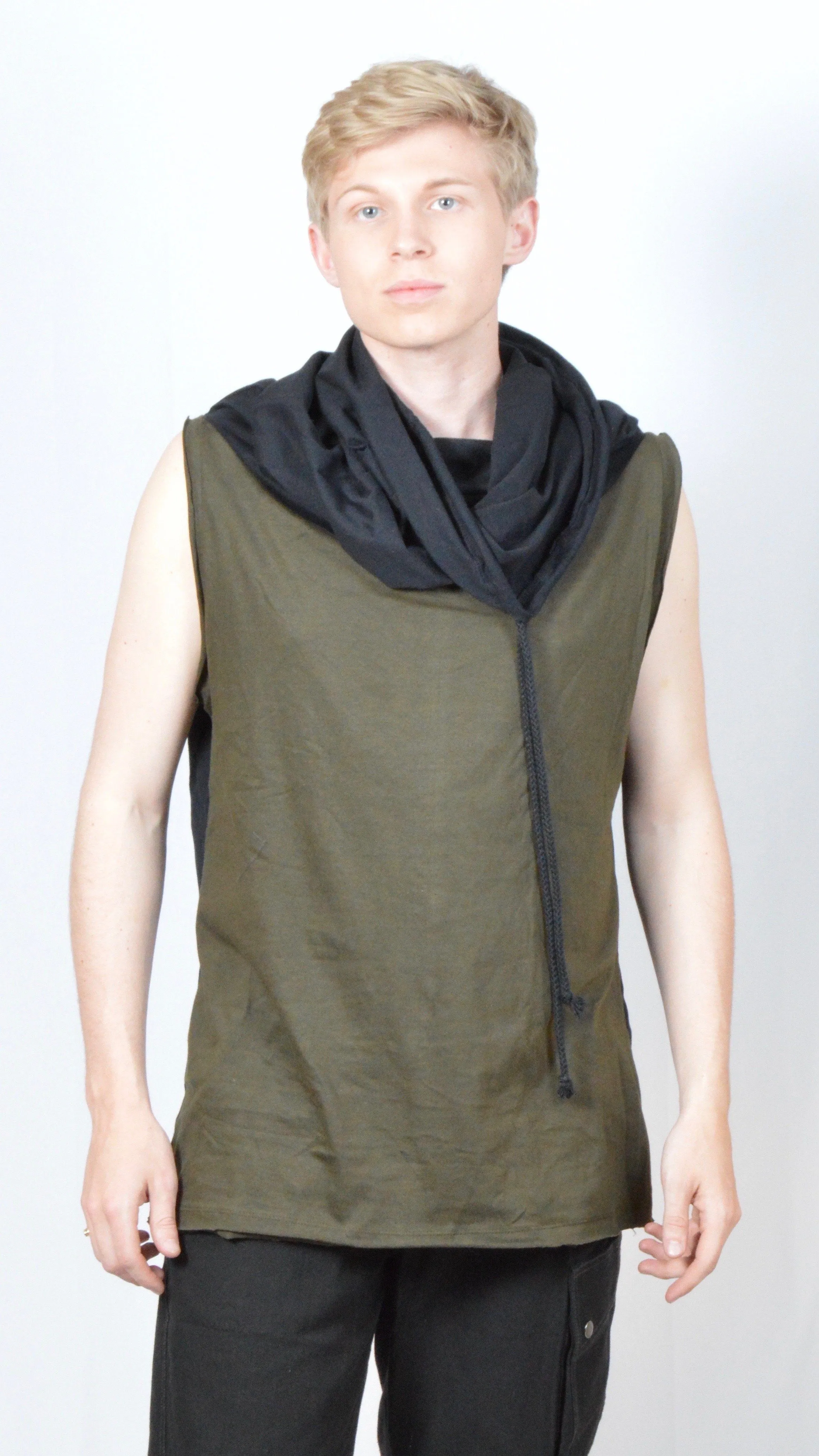 Cowl Neck Sleeveless Tank