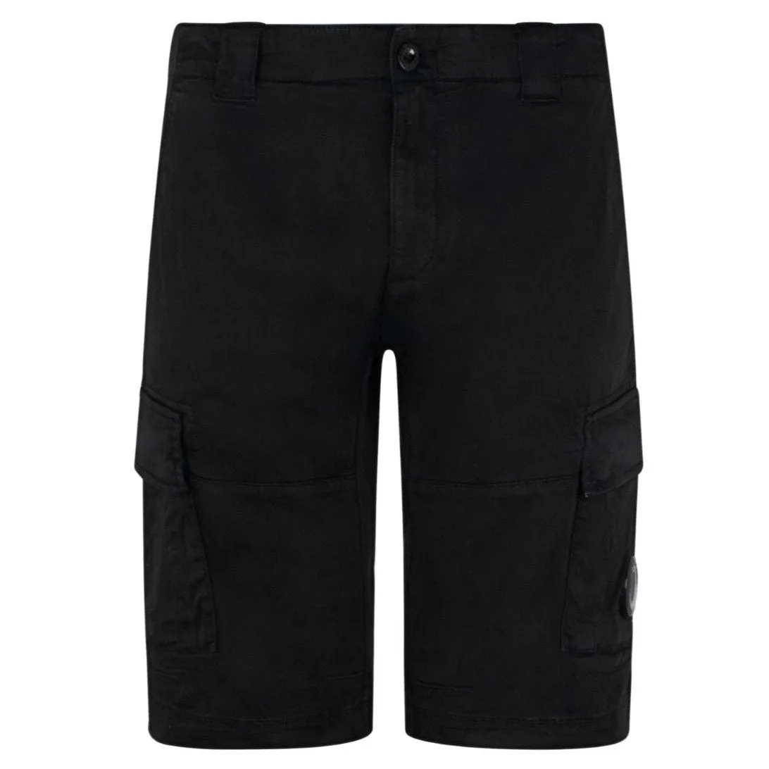 CP COMPANY Lens Cargo Shorts Black