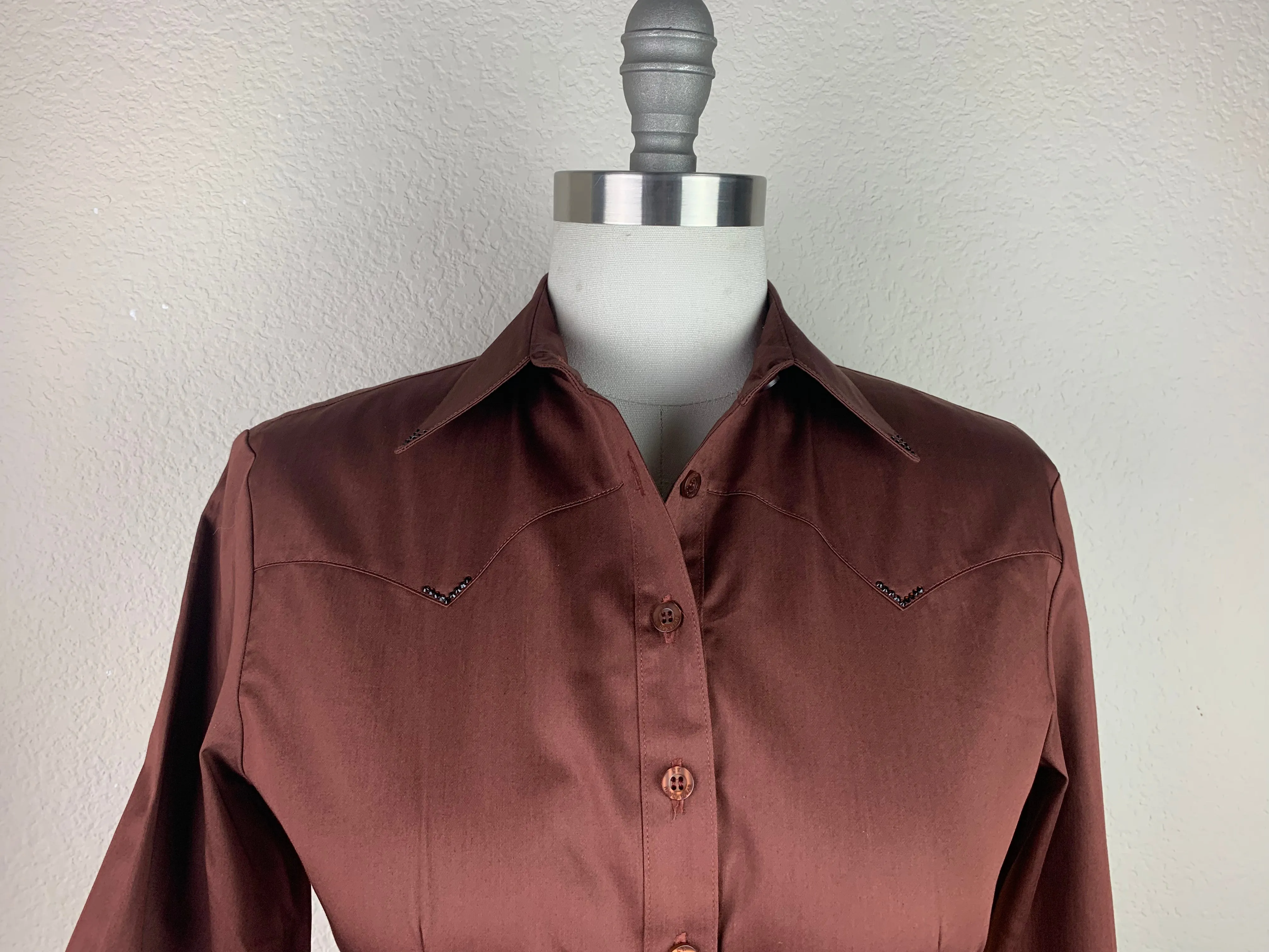 CR Western Pro Chestnut Cotton Sateen- FINAL SALE