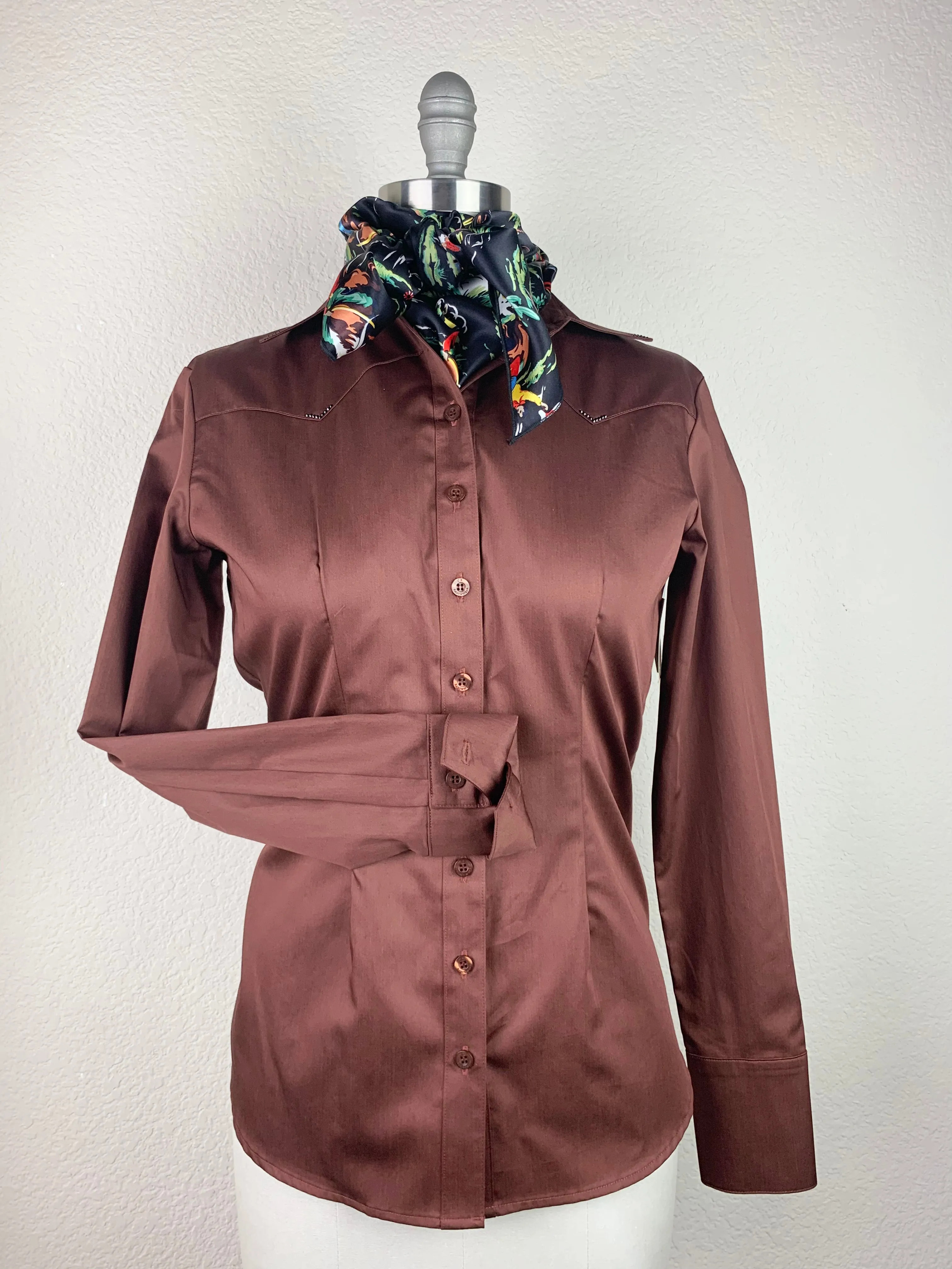 CR Western Pro Chestnut Cotton Sateen- FINAL SALE